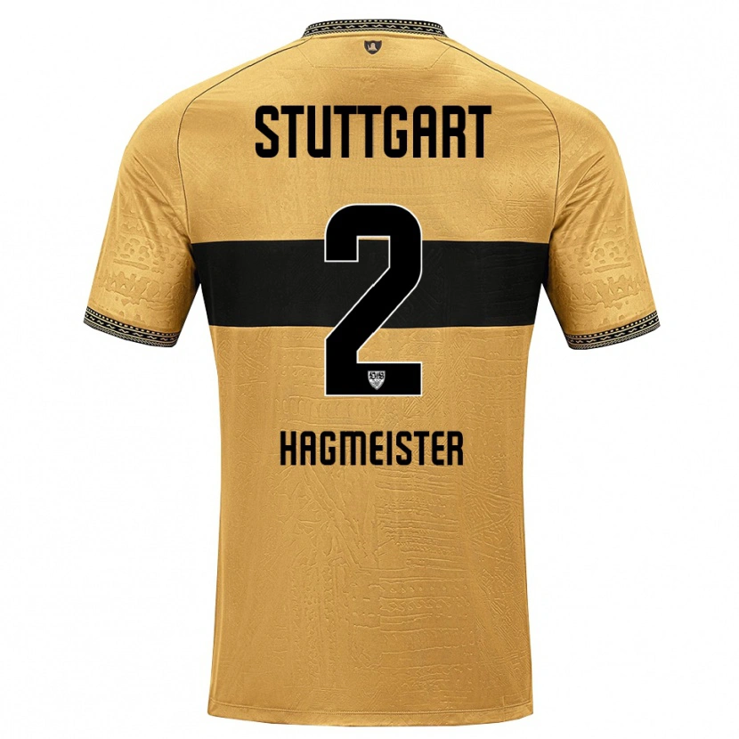 Danxen Criança Camisola Tom Hagmeister #2 Marrom Preto Branco Alternativa 2026/27 Camisa Brasil