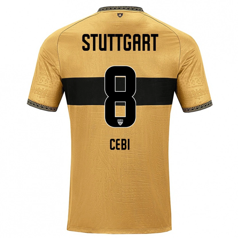 Danxen Criança Camisola Ata Cebi #8 Marrom Preto Branco Alternativa 2026/27 Camisa Brasil