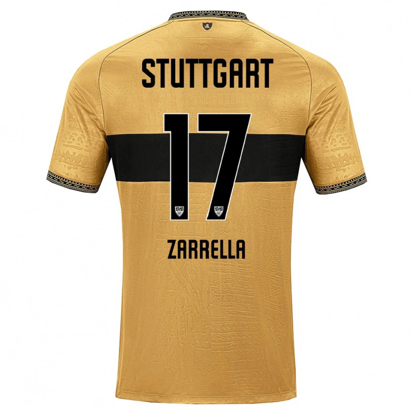 Danxen Criança Camisola Gabriel Zarrella #17 Marrom Preto Branco Alternativa 2026/27 Camisa Brasil