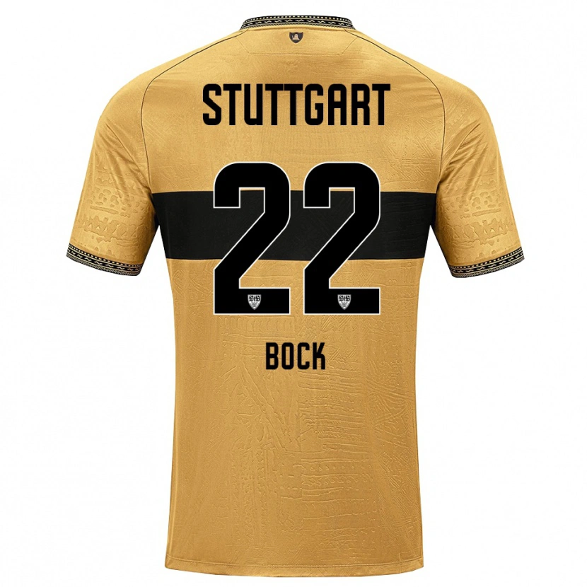 Danxen Criança Camisola Julian Bock #22 Marrom Preto Branco Alternativa 2026/27 Camisa Brasil