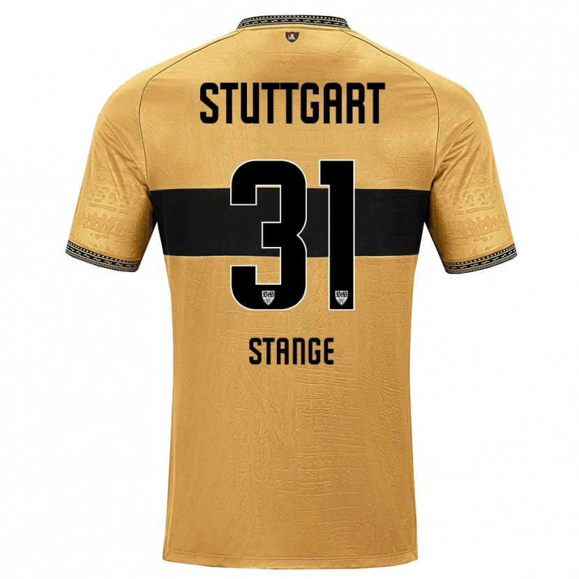 Danxen Criança Camisola Veit Stange #31 Marrom Preto Branco Alternativa 2026/27 Camisa Brasil