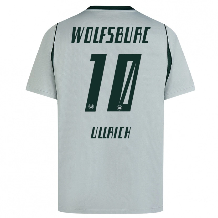 Danxen Criança Camisola Pepe Ullrich #10 Cinza Verde Alternativa 2026/27 Camisa Brasil