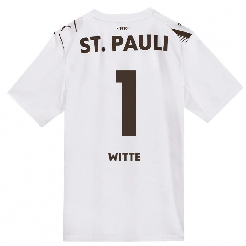 Danxen Criança Camisola Melvin Witte #1 Café Branco Vermelho Alternativa 2026/27 Camisa Brasil