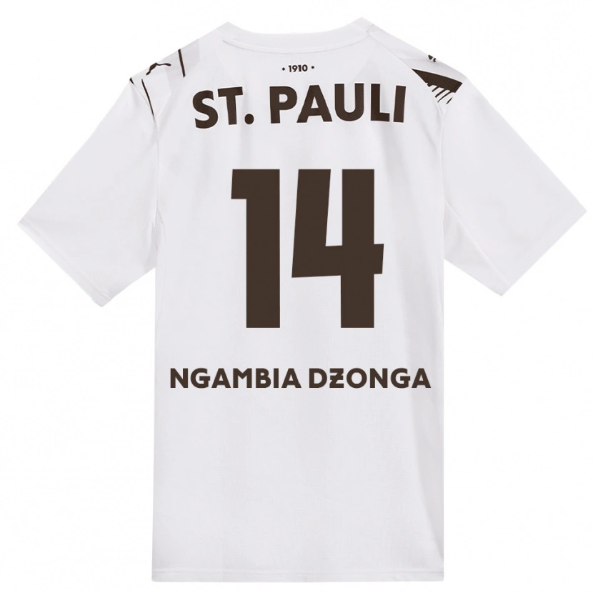 Danxen Criança Camisola Sisco Ngambia #14 Café Branco Vermelho Alternativa 2026/27 Camisa Brasil