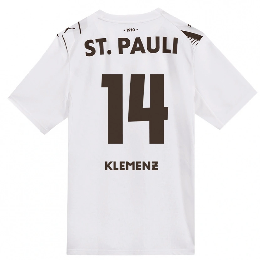 Danxen Criança Camisola Julian Klemenz #14 Café Branco Vermelho Alternativa 2026/27 Camisa Brasil