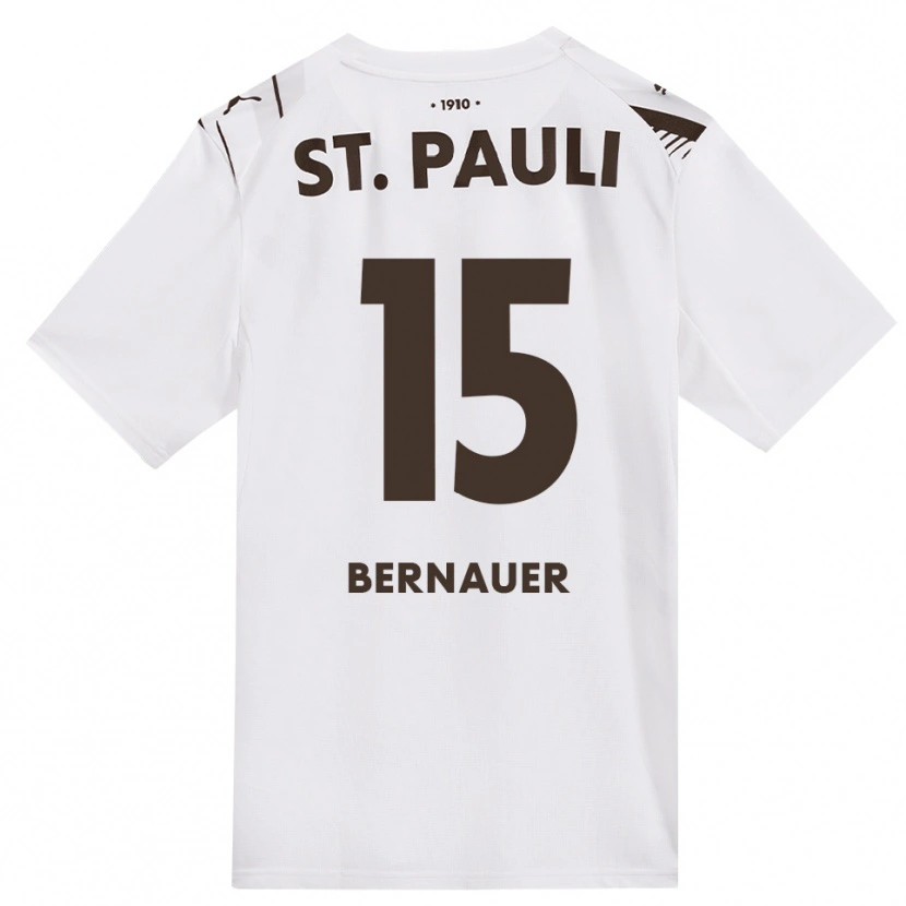 Danxen Criança Camisola Ole Bernauer #15 Café Branco Vermelho Alternativa 2026/27 Camisa Brasil