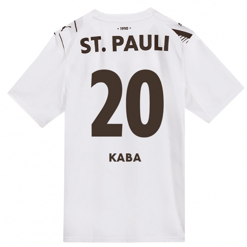Danxen Criança Camisola Wissou Kaba #20 Café Branco Vermelho Alternativa 2026/27 Camisa Brasil