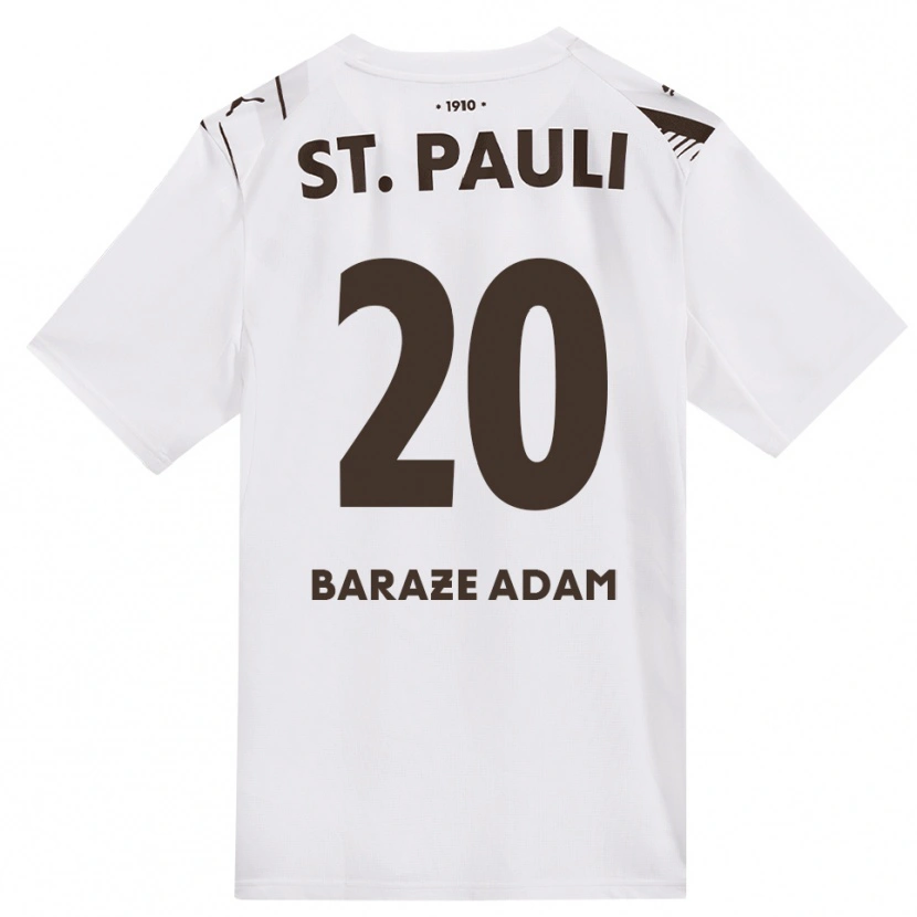 Danxen Criança Camisola Isma Baraze Adam #20 Café Branco Vermelho Alternativa 2026/27 Camisa Brasil