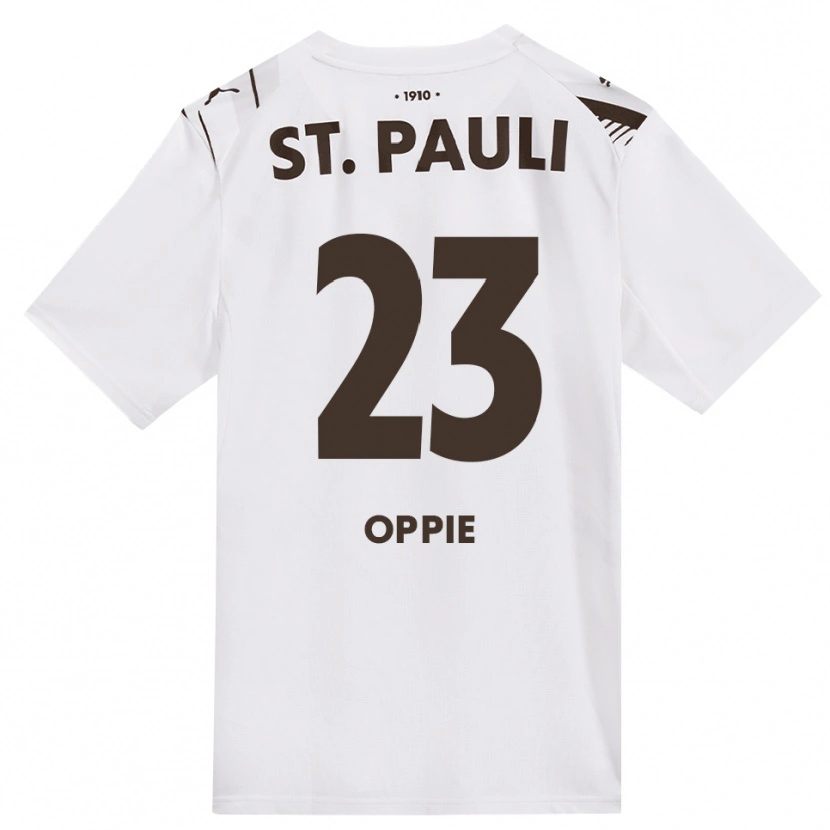 Danxen Criança Camisola Louis Oppie #23 Café Branco Vermelho Alternativa 2026/27 Camisa Brasil