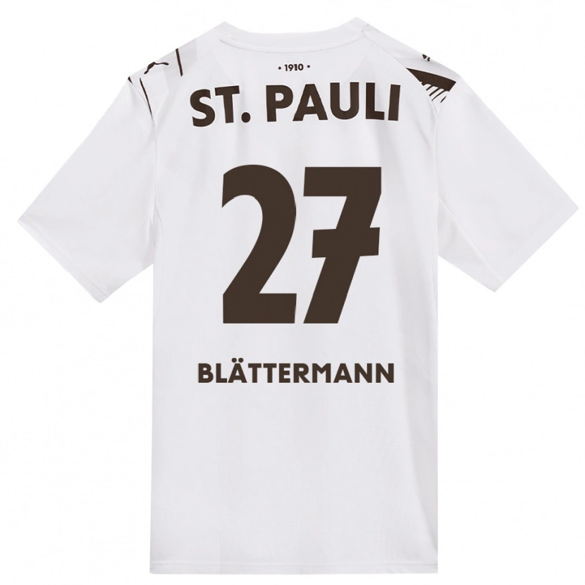 Danxen Criança Camisola Levin Blättermann #27 Café Branco Vermelho Alternativa 2026/27 Camisa Brasil