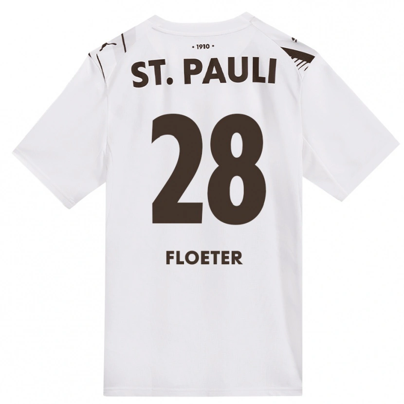 Danxen Criança Camisola Joline Floeter #28 Café Branco Vermelho Alternativa 2026/27 Camisa Brasil