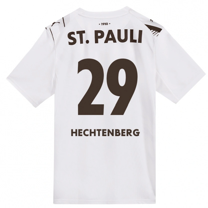Danxen Criança Camisola Julia Hechtenberg #29 Café Branco Vermelho Alternativa 2026/27 Camisa Brasil