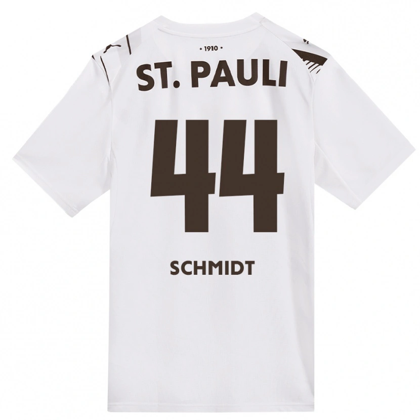 Danxen Criança Camisola Nick Schmidt #44 Café Branco Vermelho Alternativa 2026/27 Camisa Brasil