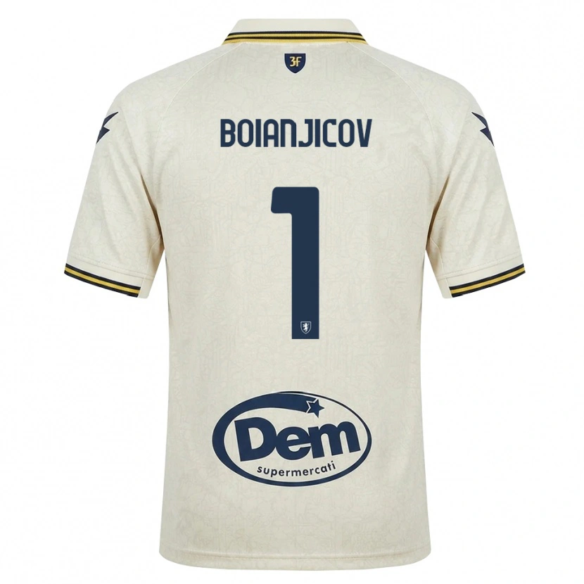 Danxen Criança Camisola Nicolas Boianjicov #1 Amarelo Renda Velha Preto Alternativa 2026/27 Camisa Brasil