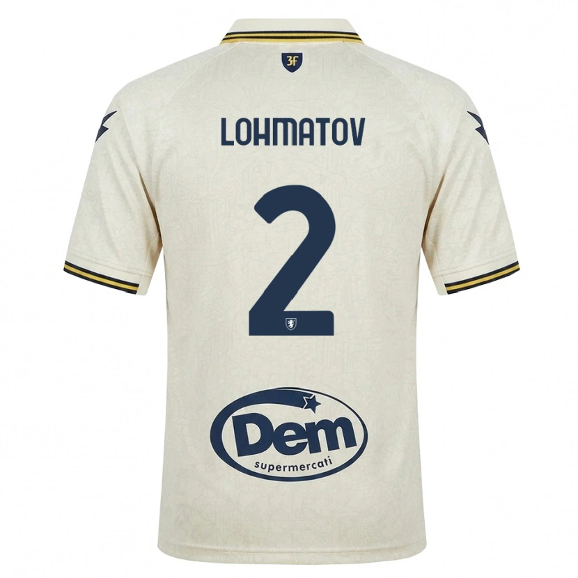 Danxen Criança Camisola Aleksandr Lohmatov #2 Amarelo Renda Velha Preto Alternativa 2026/27 Camisa Brasil