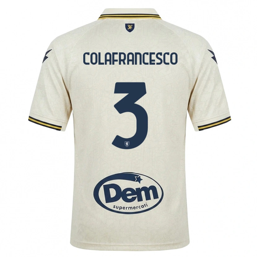 Danxen Criança Camisola Filippo Colafrancesco #3 Amarelo Renda Velha Preto Alternativa 2026/27 Camisa Brasil