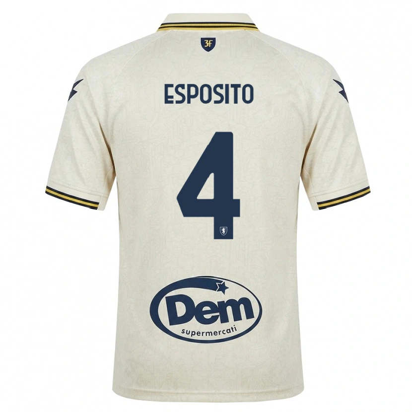 Danxen Criança Camisola Valerio Esposito #4 Amarelo Renda Velha Preto Alternativa 2026/27 Camisa Brasil