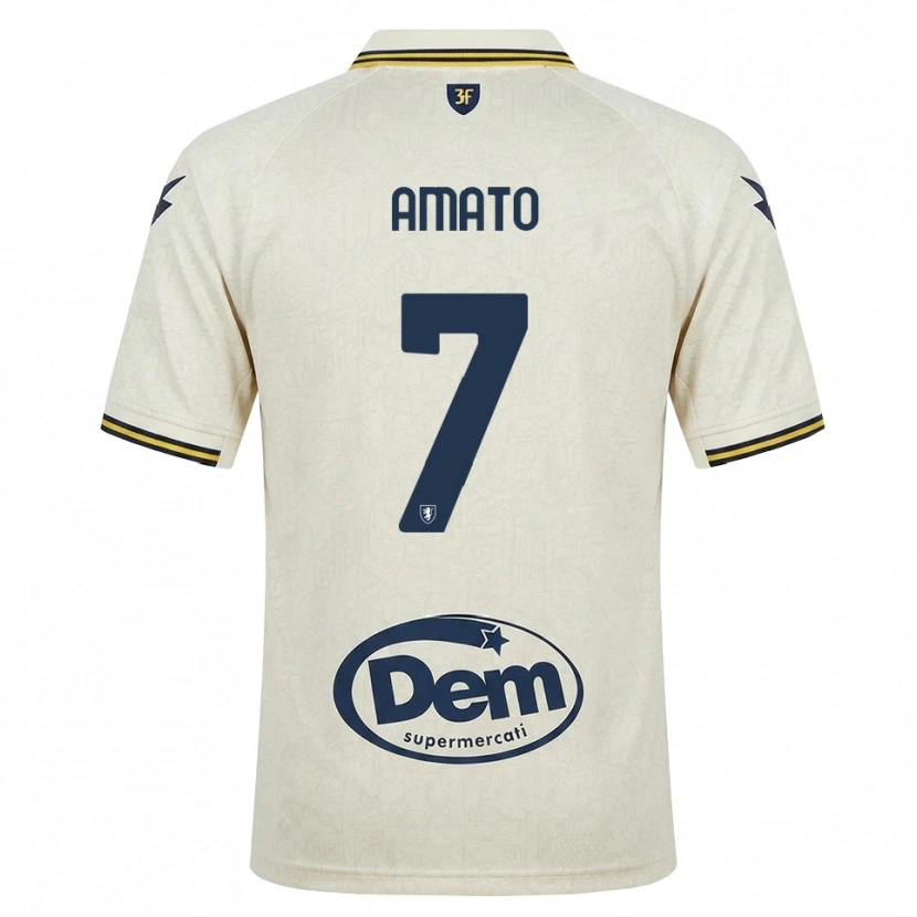 Danxen Criança Camisola Leonardo Amato #7 Amarelo Renda Velha Preto Alternativa 2026/27 Camisa Brasil