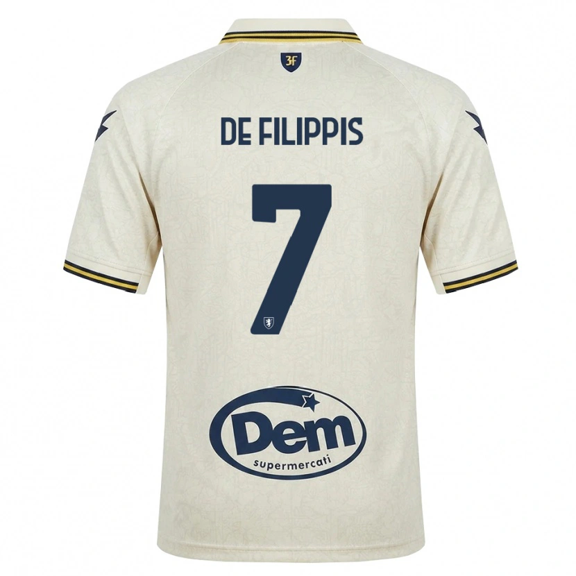 Danxen Criança Camisola Walter De Filippis #7 Amarelo Renda Velha Preto Alternativa 2026/27 Camisa Brasil