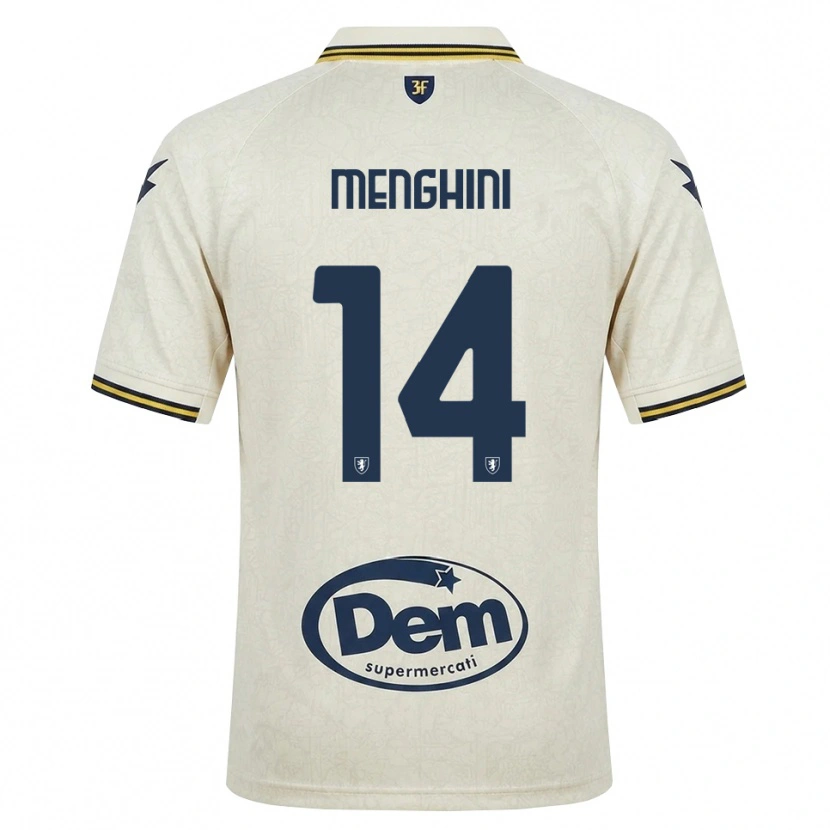 Danxen Criança Camisola Lorenzo Menghini #14 Amarelo Renda Velha Preto Alternativa 2026/27 Camisa Brasil