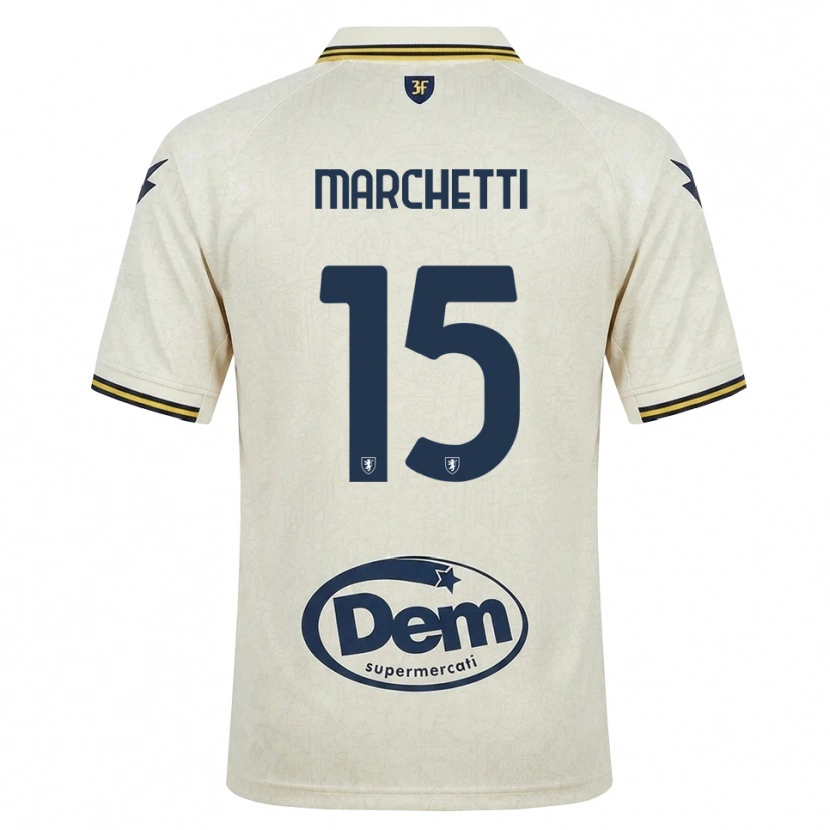 Danxen Criança Camisola Matteo Marchetti #15 Amarelo Renda Velha Preto Alternativa 2026/27 Camisa Brasil