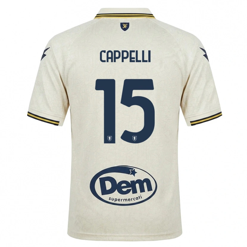Danxen Criança Camisola Rocco Cappelli #15 Amarelo Renda Velha Preto Alternativa 2026/27 Camisa Brasil