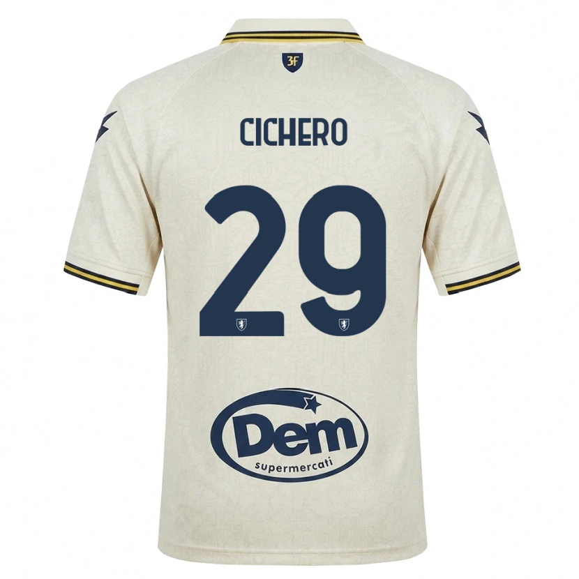 Danxen Criança Camisola Alejandro Cichero #29 Amarelo Renda Velha Preto Alternativa 2026/27 Camisa Brasil
