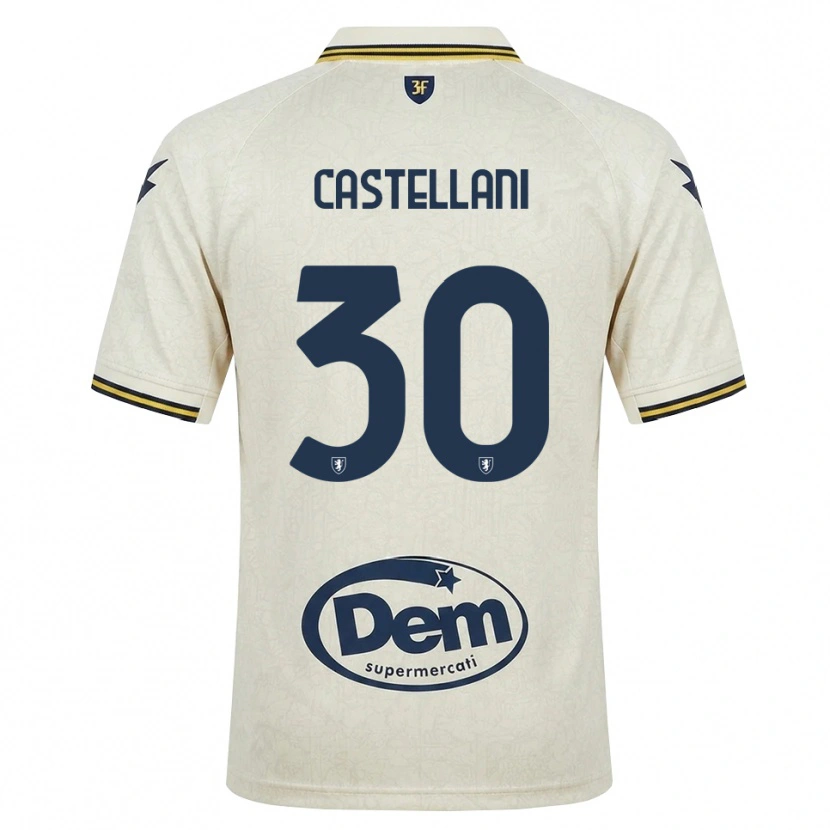 Danxen Criança Camisola Andrea Castellani #30 Amarelo Renda Velha Preto Alternativa 2026/27 Camisa Brasil