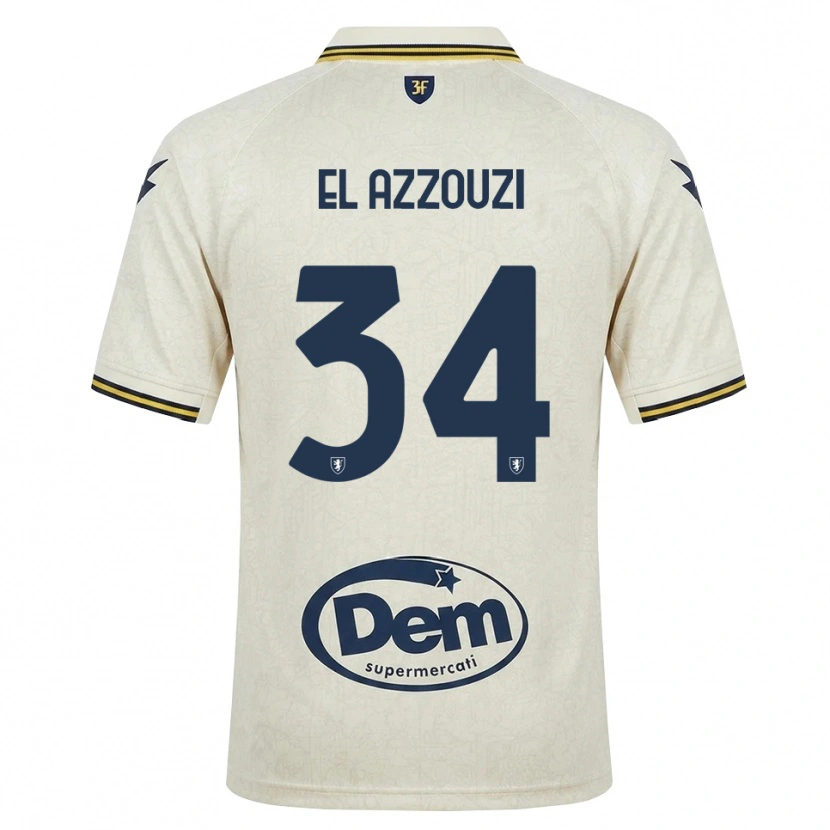 Danxen Criança Camisola Anouar El Azzouzi #34 Amarelo Renda Velha Preto Alternativa 2026/27 Camisa Brasil