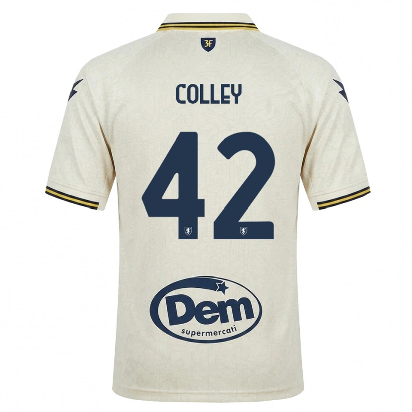 Danxen Criança Camisola Muhammed Colley #42 Amarelo Renda Velha Preto Alternativa 2026/27 Camisa Brasil