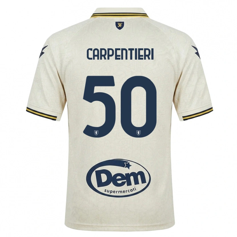 Danxen Criança Camisola Christian Carpentieri #50 Amarelo Renda Velha Preto Alternativa 2026/27 Camisa Brasil