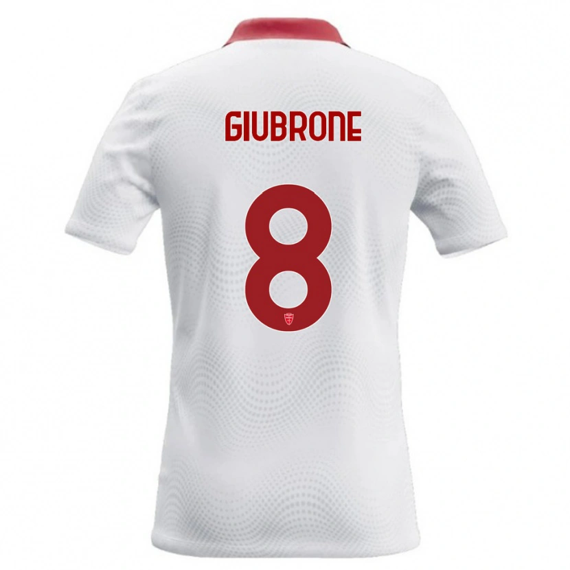 Danxen Criança Camisola Mario Giubrone #8 Branco Vermelho Alternativa 2026/27 Camisa Brasil