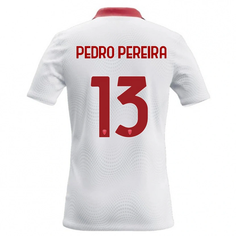 Danxen Criança Camisola Pedro Pereira #13 Branco Vermelho Alternativa 2026/27 Camisa Brasil