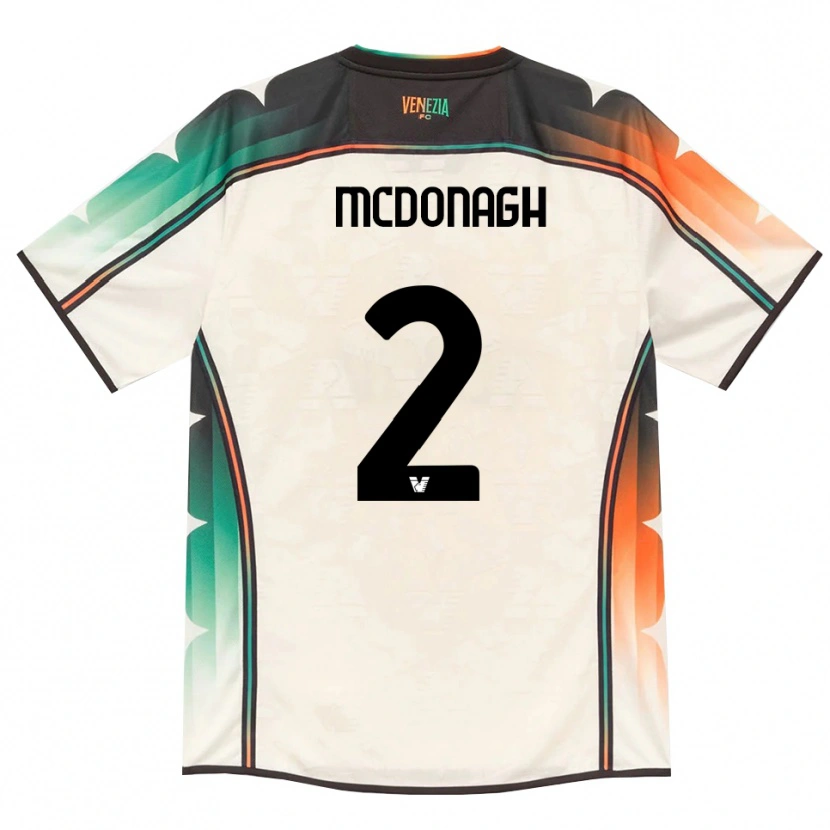 Danxen Criança Camisola Oisin Mcdonagh #2 Amarelo Laranja Verde Renda Velha Alternativa 2026/27 Camisa Brasil