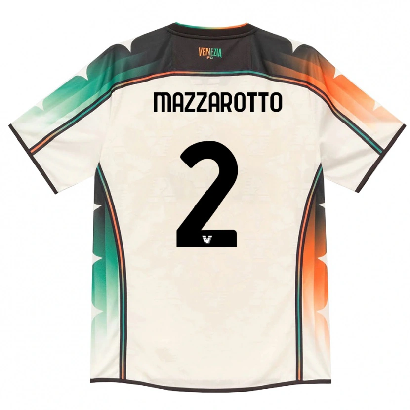 Danxen Criança Camisola Jacopo Mazzarotto #2 Amarelo Laranja Verde Renda Velha Alternativa 2026/27 Camisa Brasil