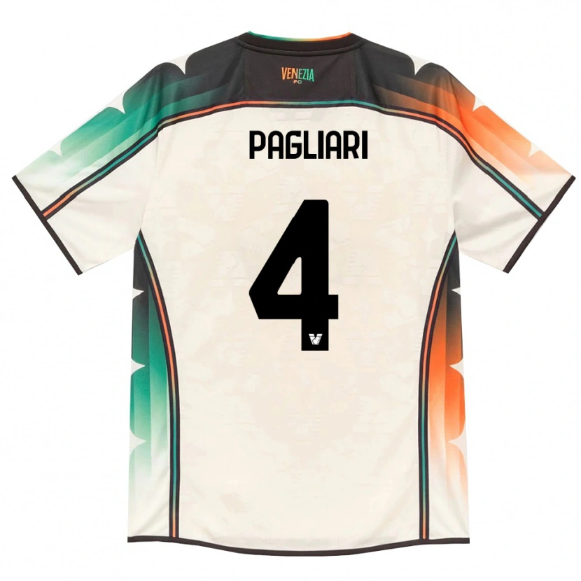 Danxen Criança Camisola Alessandro Pagliari #4 Amarelo Laranja Verde Renda Velha Alternativa 2026/27 Camisa Brasil