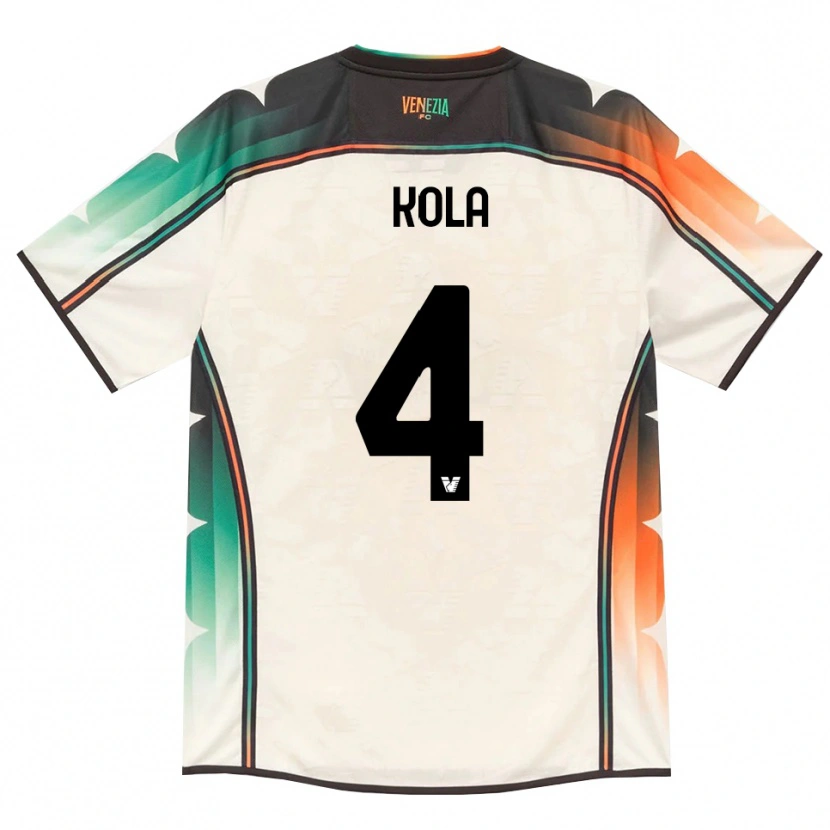 Danxen Criança Camisola Davide Kola #4 Amarelo Laranja Verde Renda Velha Alternativa 2026/27 Camisa Brasil