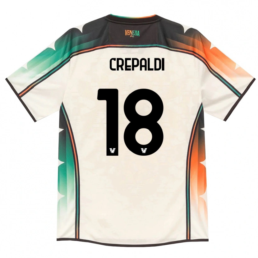 Danxen Criança Camisola Nicolò Crepaldi #18 Amarelo Laranja Verde Renda Velha Alternativa 2026/27 Camisa Brasil