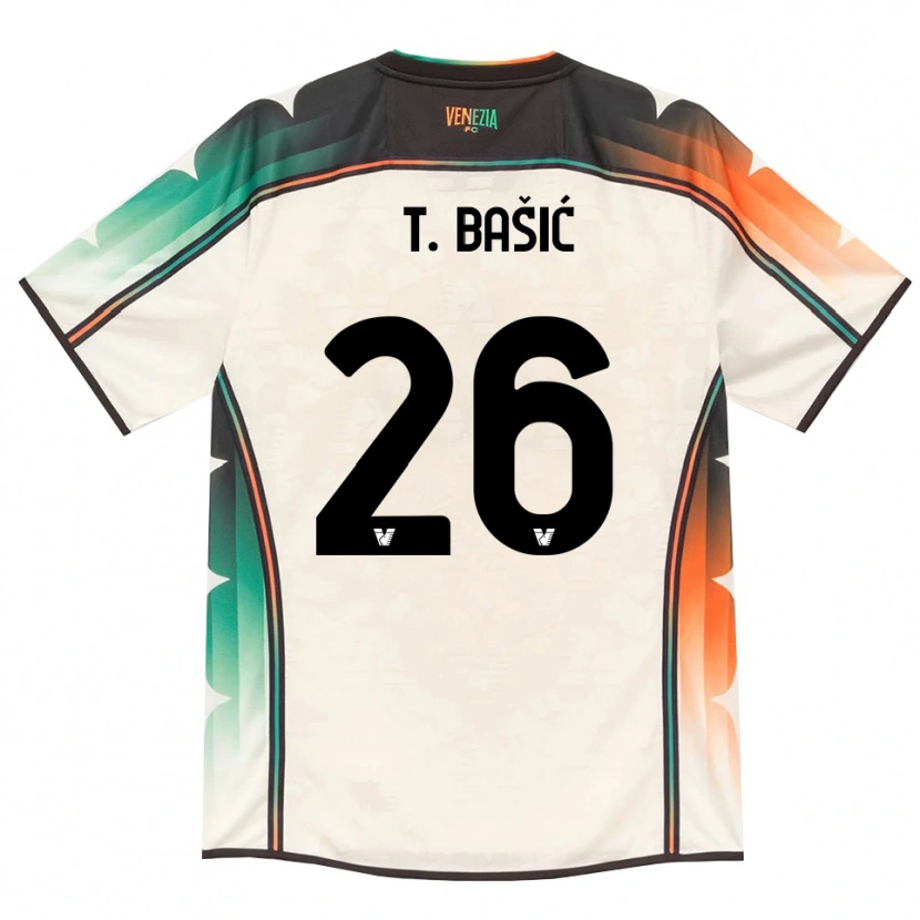 Danxen Criança Camisola Toma Bašić #26 Amarelo Laranja Verde Renda Velha Alternativa 2026/27 Camisa Brasil