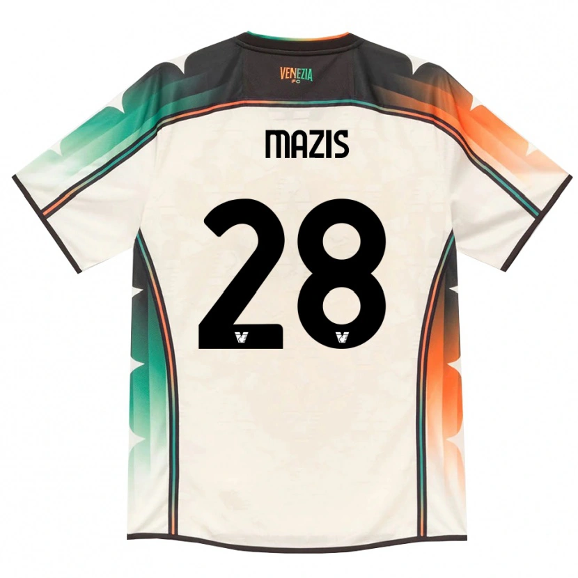 Danxen Criança Camisola Francesca Mazis #28 Amarelo Laranja Verde Renda Velha Alternativa 2026/27 Camisa Brasil