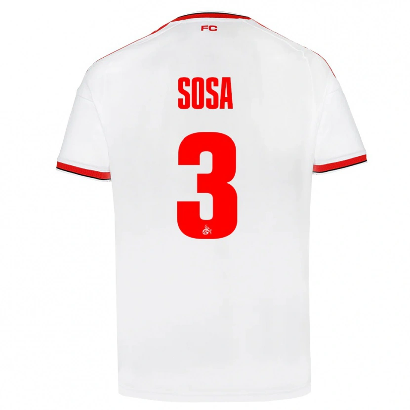 Danxen Homem Camisola Borna Sosa #3 Branco Vermelho Preto Principal 2026/27 Camisa Brasil