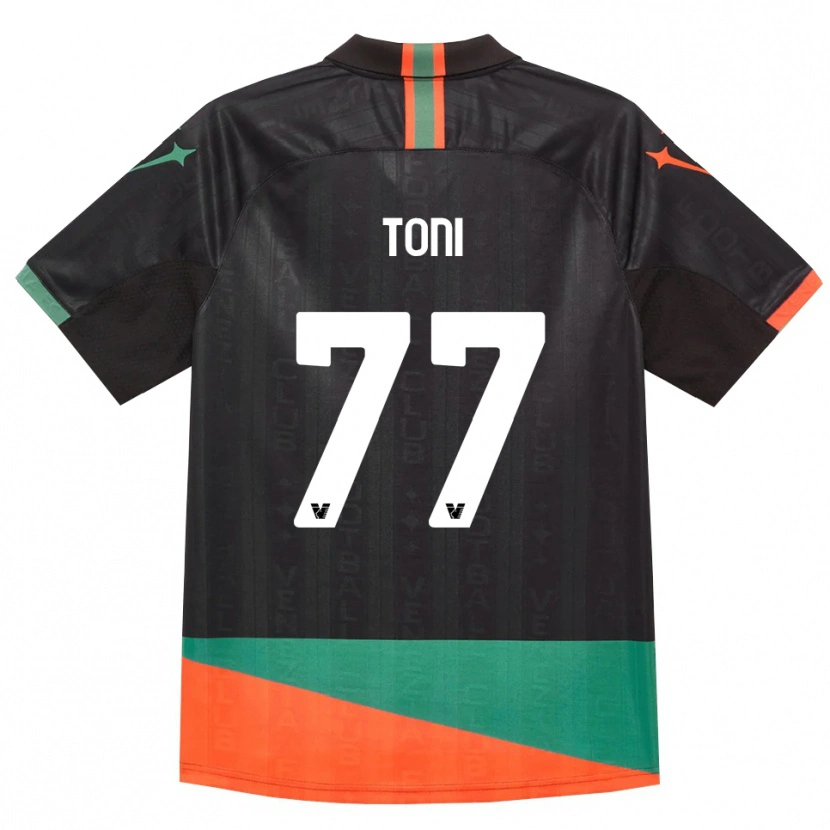 Danxen Homem Camisola Toni Fernández #77 Preto Laranja Verde Principal 2026/27 Camisa Brasil