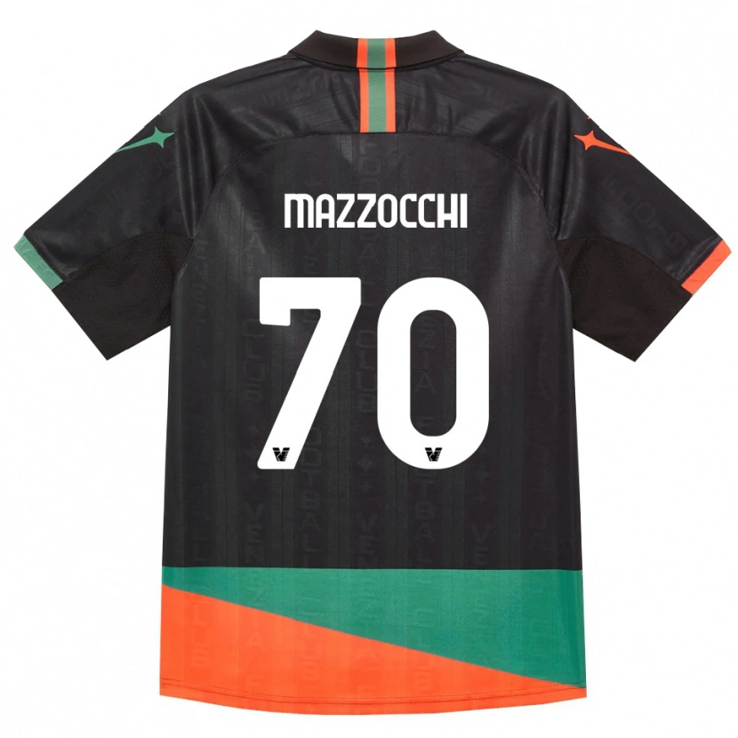 Danxen Homem Camisola Pasquale Mazzocchi #70 Preto Laranja Verde Principal 2026/27 Camisa Brasil