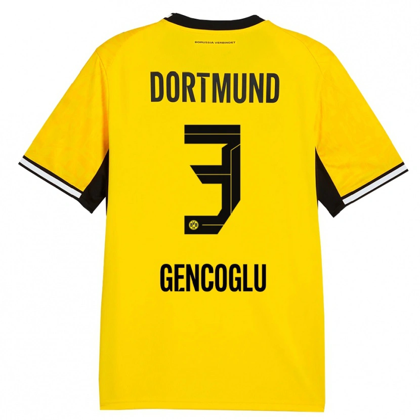 Danxen Homem Camisola Tekin Gencoglu #3 Amarelo Preto Branco Principal 2026/27 Camisa Brasil