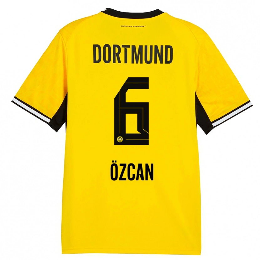 Danxen Homem Camisola Salih Ozcan #6 Amarelo Preto Branco Principal 2026/27 Camisa Brasil