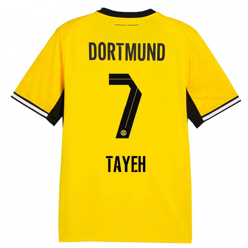 Danxen Homem Camisola Marah Tayeh #7 Amarelo Preto Branco Principal 2026/27 Camisa Brasil