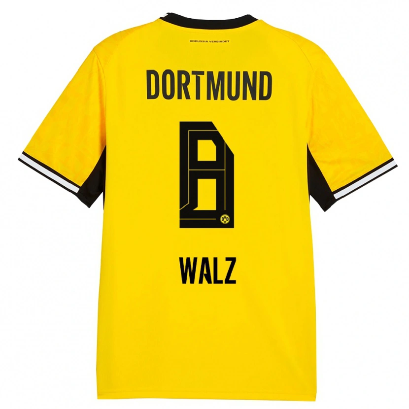 Danxen Homem Camisola Vasco Walz #8 Amarelo Preto Branco Principal 2026/27 Camisa Brasil