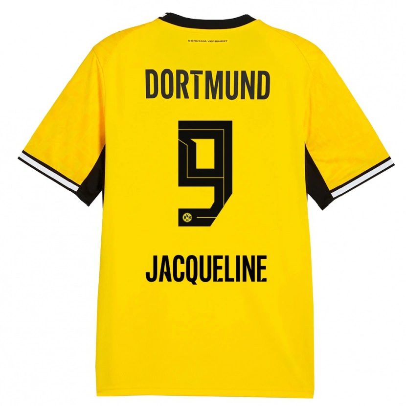 Danxen Homem Camisola Moreno Jacqueline #9 Amarelo Preto Branco Principal 2026/27 Camisa Brasil