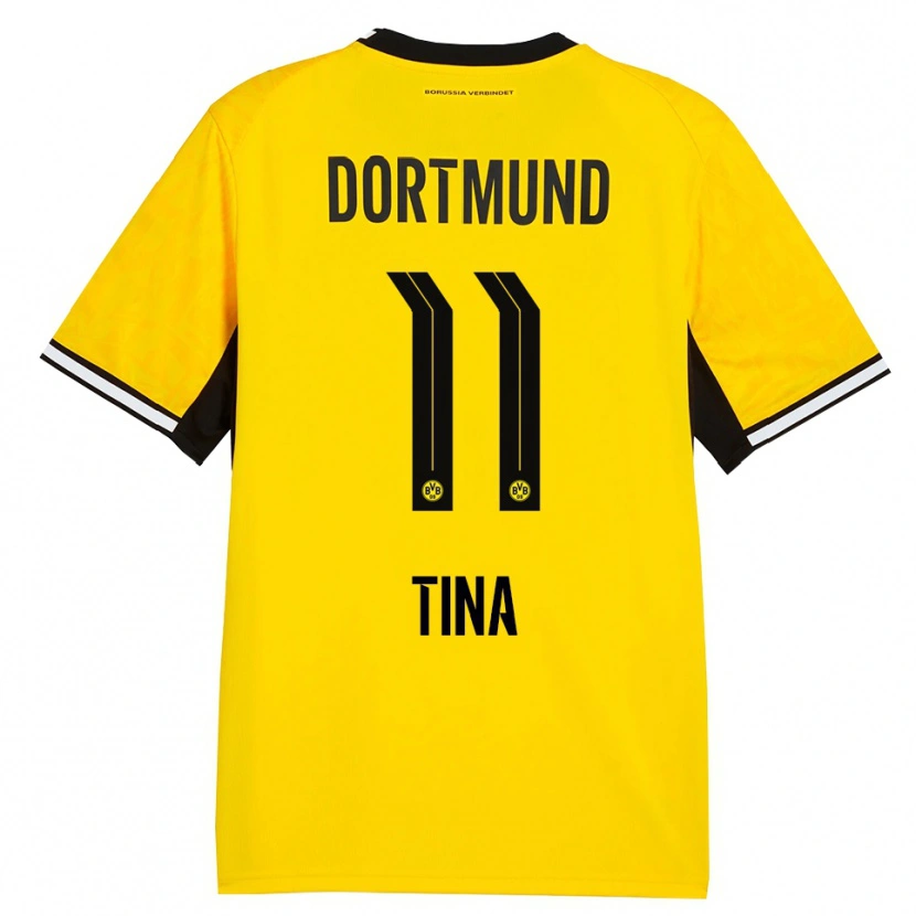 Danxen Homem Camisola Abdulla Tina #11 Amarelo Preto Branco Principal 2026/27 Camisa Brasil