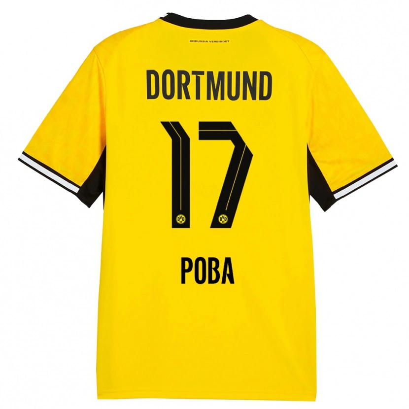 Danxen Homem Camisola Peniel Poba #17 Amarelo Preto Branco Principal 2026/27 Camisa Brasil